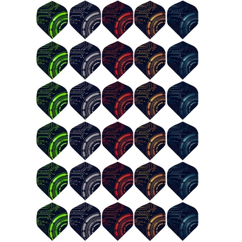 Sports Equipment In Flight - 30pcs/pacco Flight Fiather Wing Flight Sports