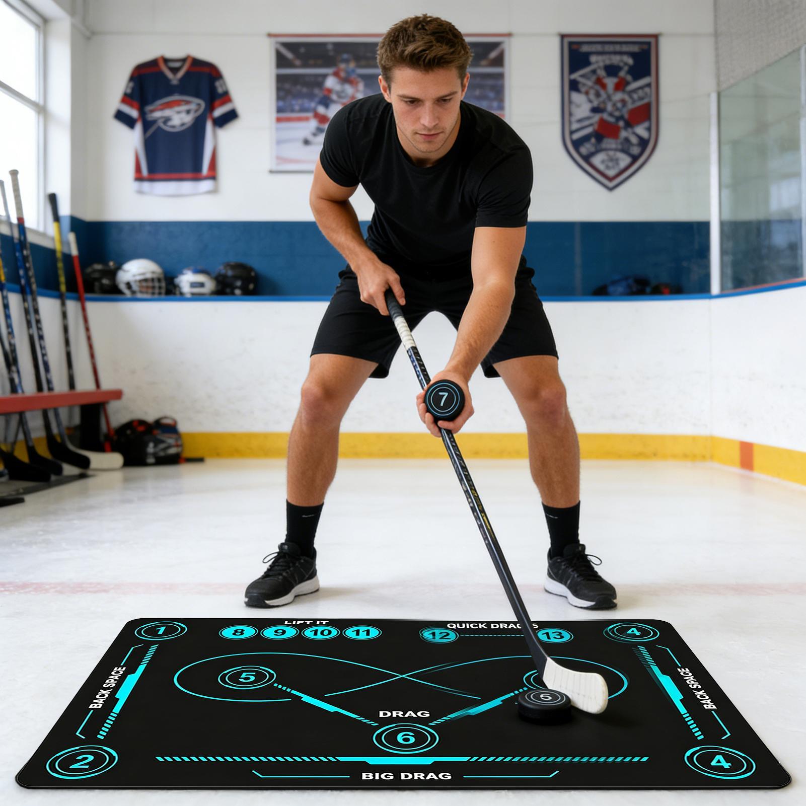 Sports Equipment Football - Tappetino per allenamento hockey, per interni