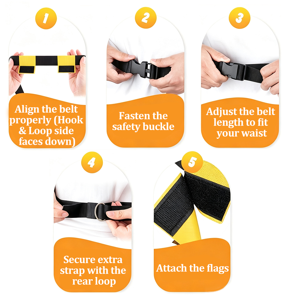 Set di 6 Cinture per Flag Foot - Sports Equipment Football recensione e prezzo