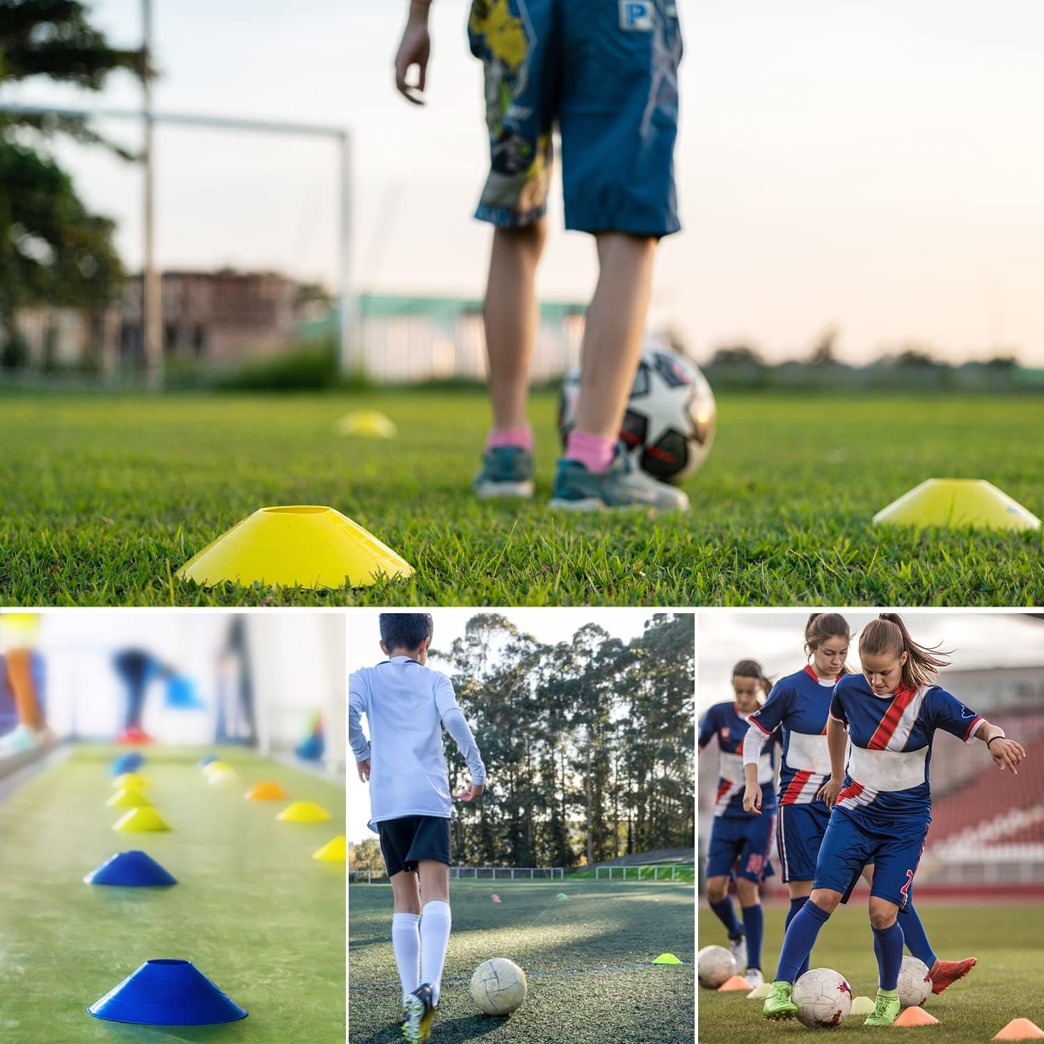 Set di 5 Coni per Allenamento  - Sports Equipment Football recensione e prezzo