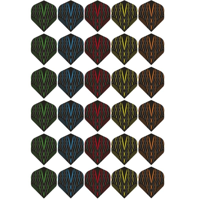 30pcs/pacco Flight Fiather Win - Sports Equipment In Flight recensione e prezzo